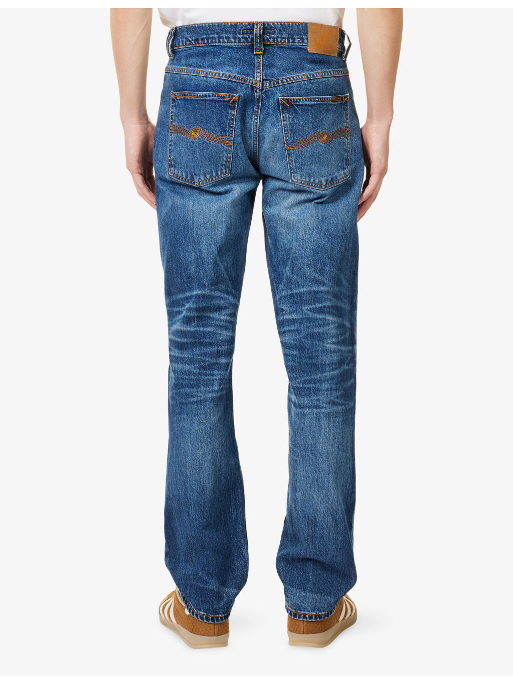 Solid Ollie Straight-Leg Denim Jeans - 4