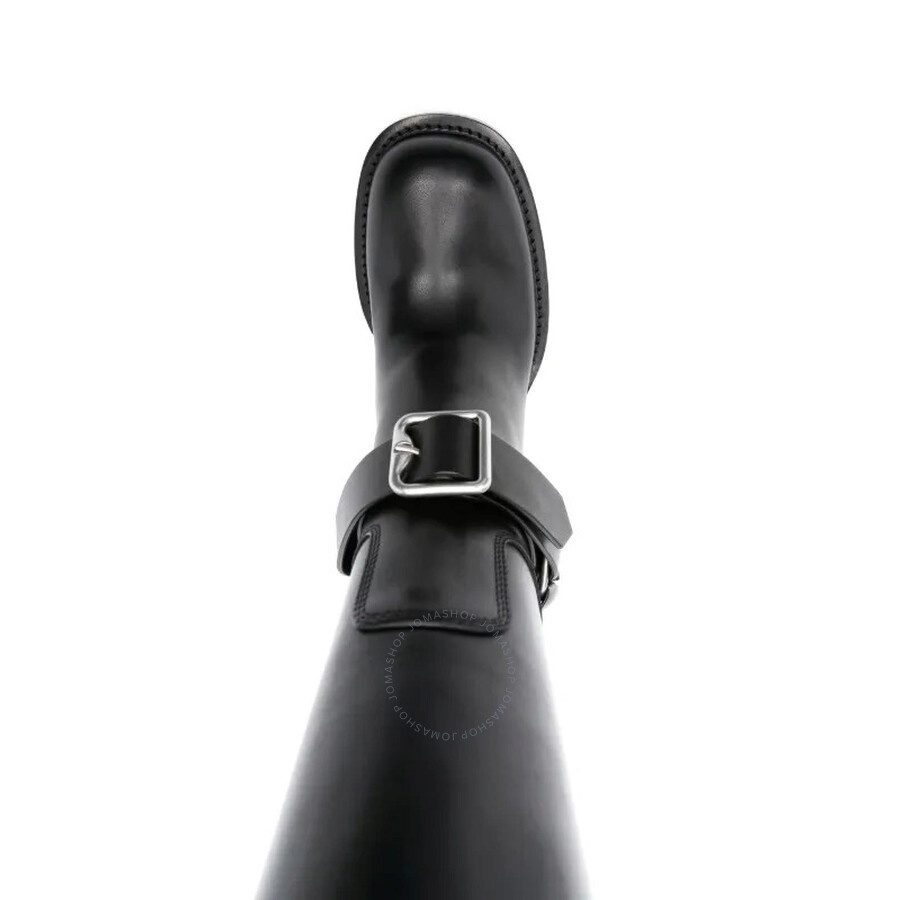 Burberry Stirrup 100 Leather High Boots - 4
