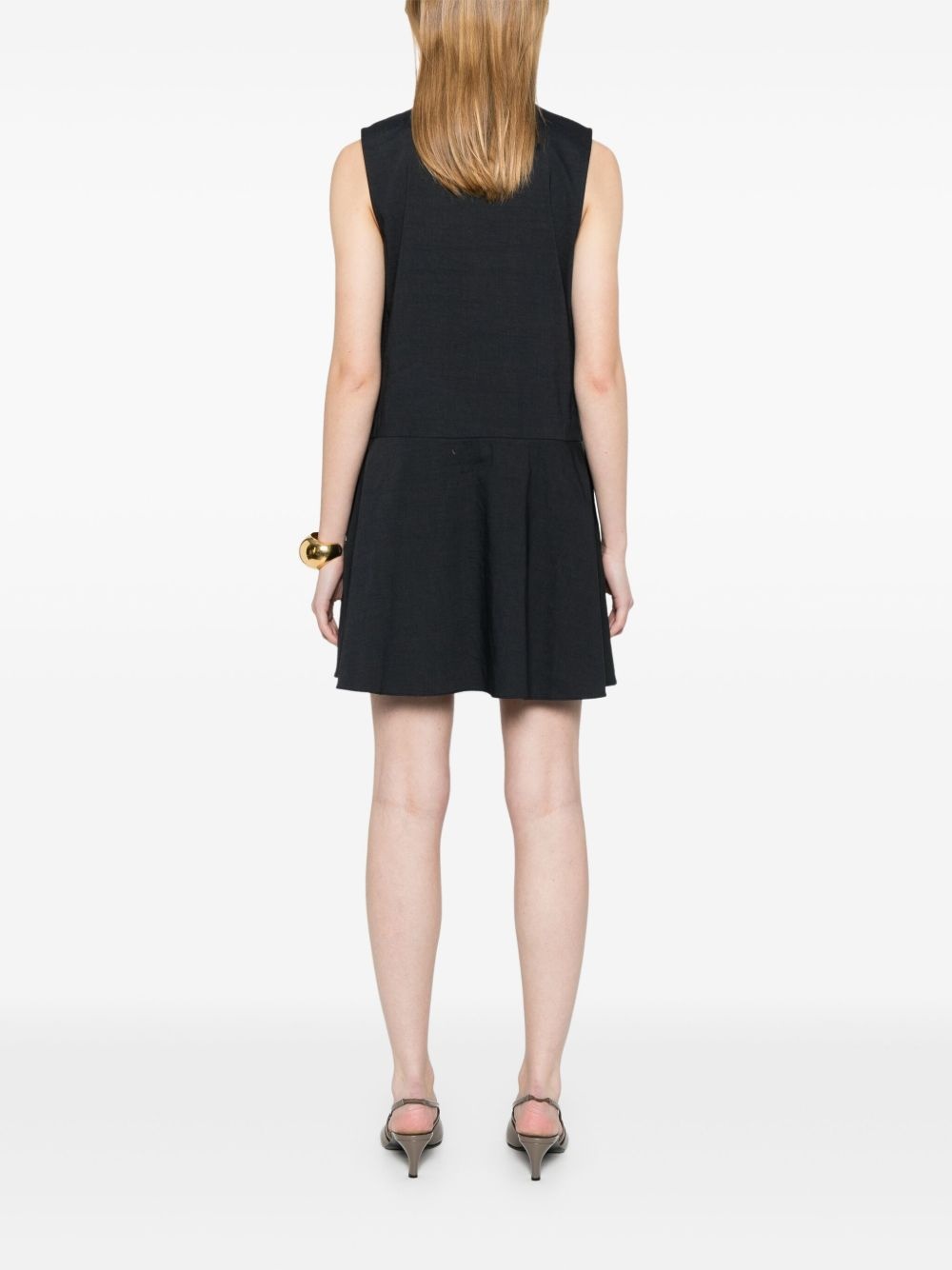 sleeveless mini dress - 4