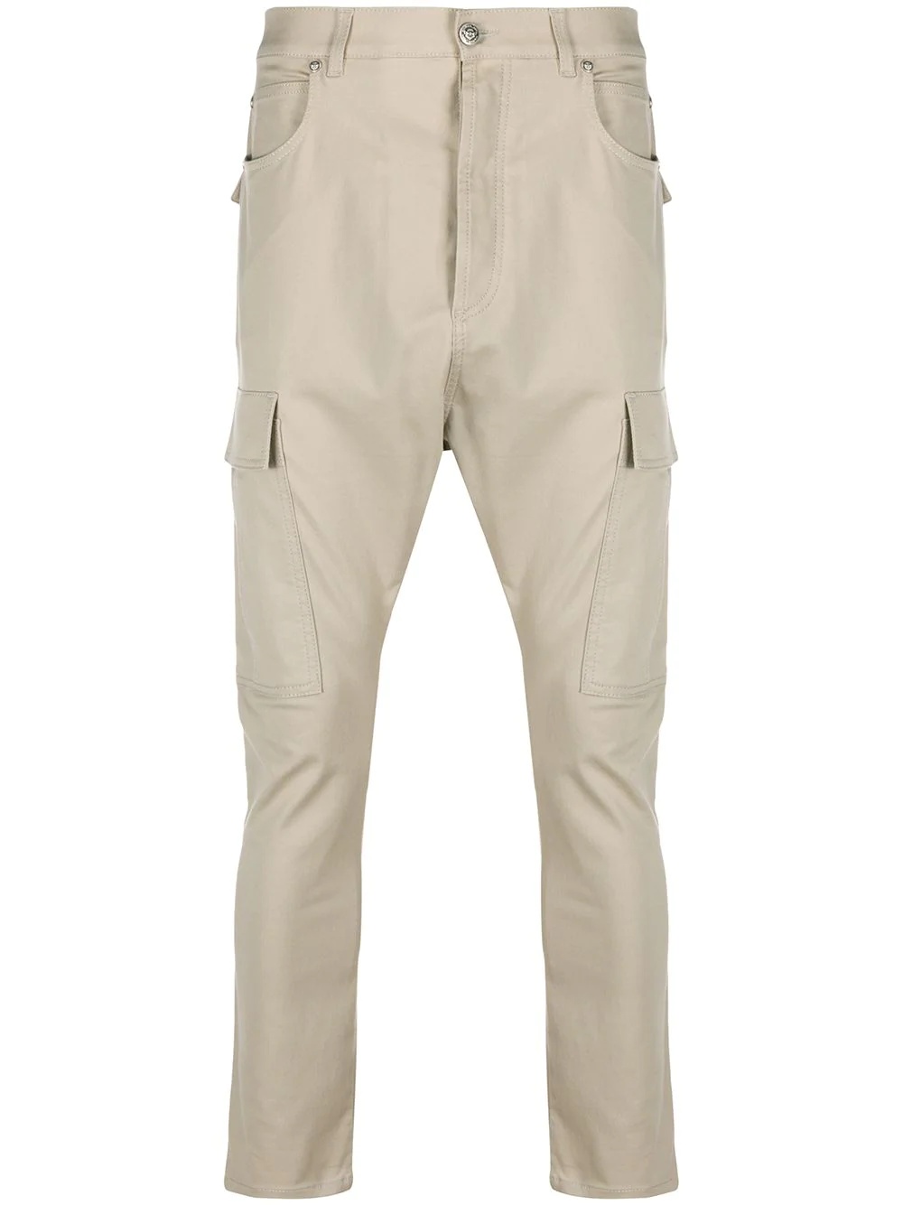 slim-fit cargo trousers - 1