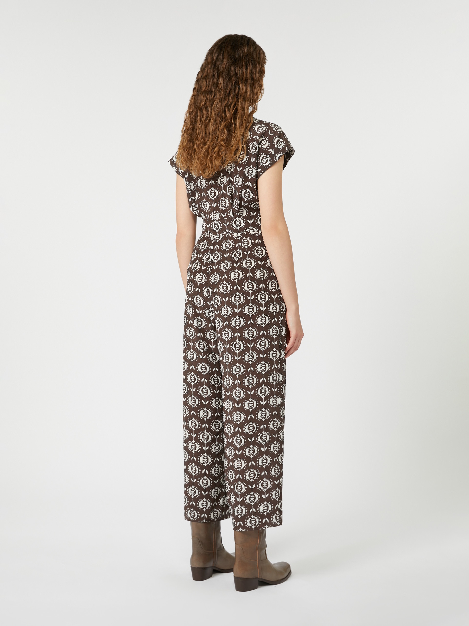 ARIZONA Printed silk jumpsuit - 4