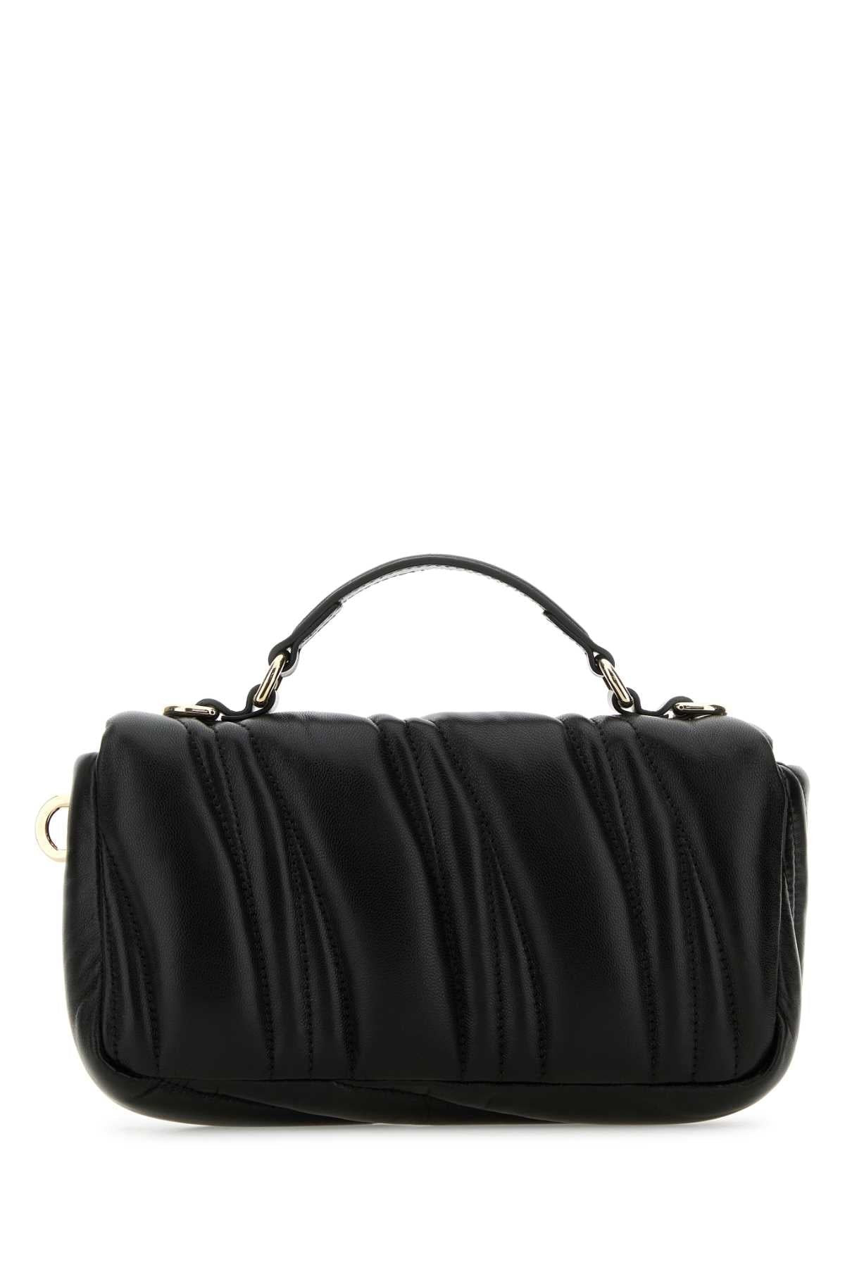 Gucci Women Black Leather Gg Milano Handbag - 3