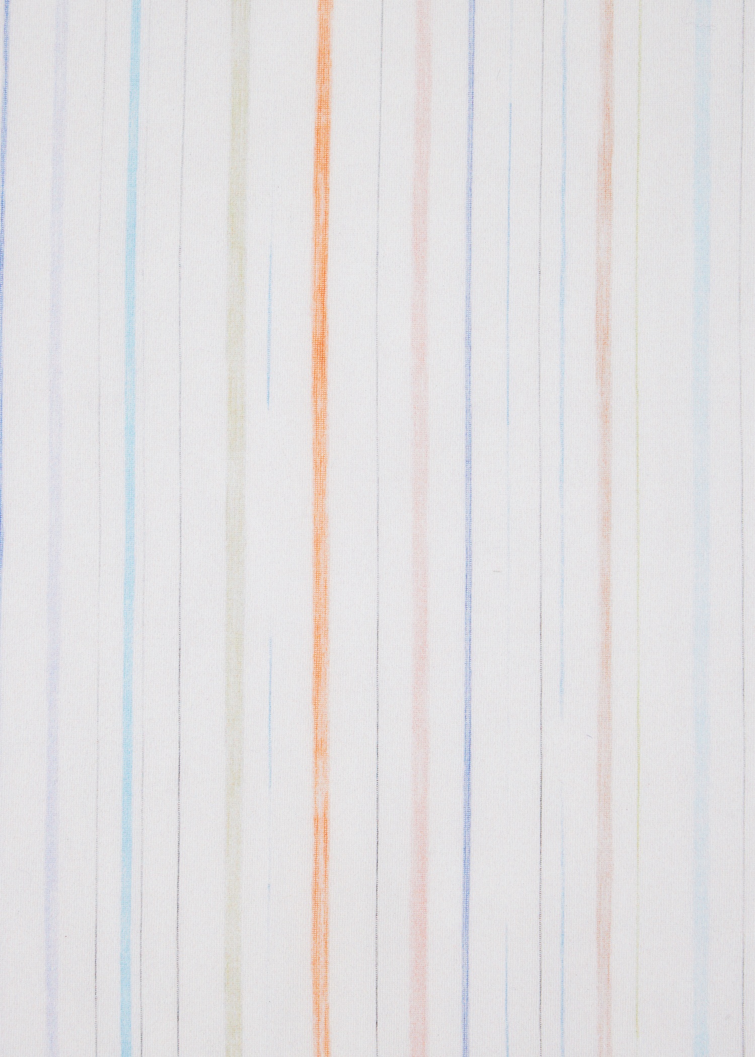 Ivory 'Pencil Stripe' Pocket Square - 3