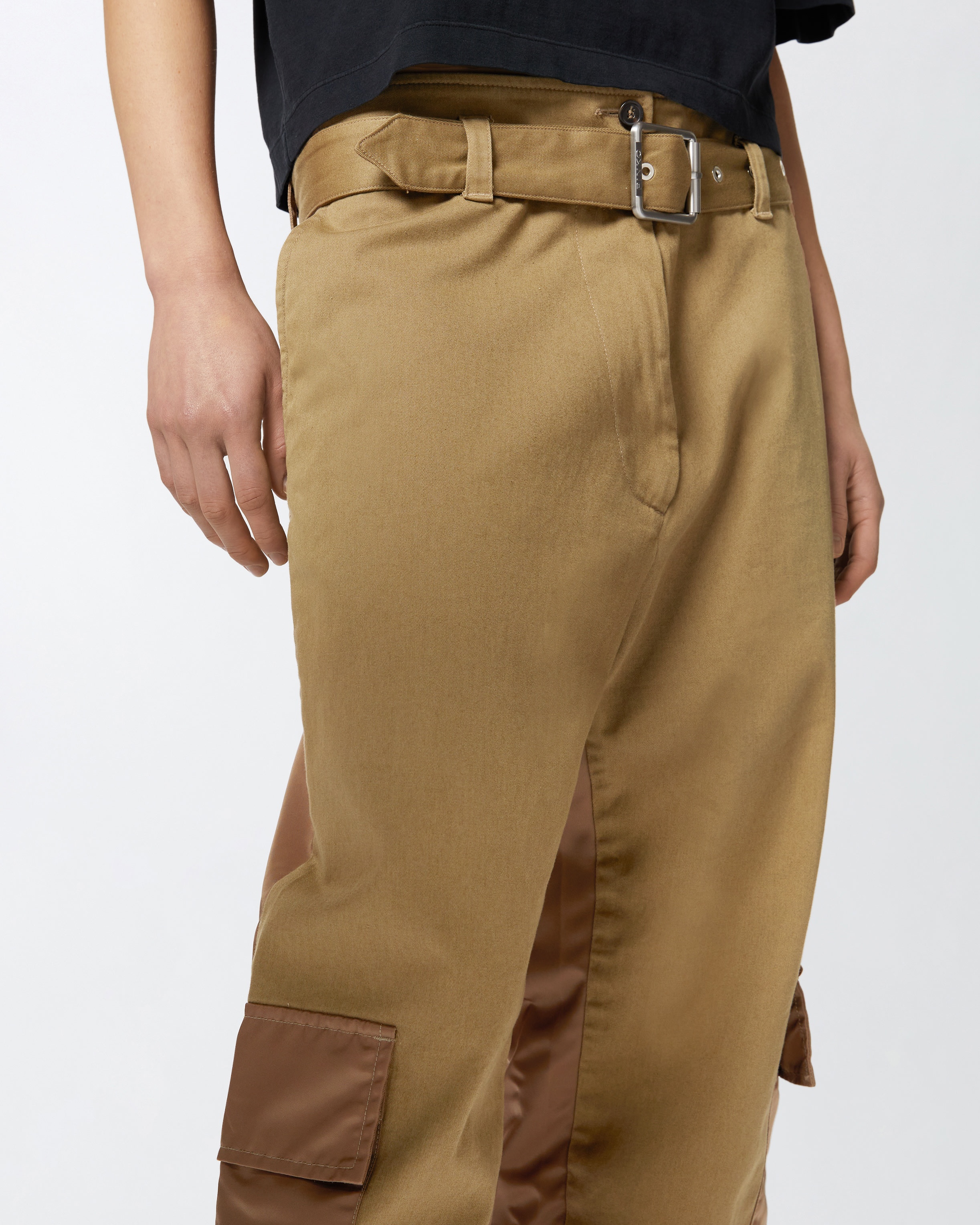SLOUCHY CARGO PANTS WITH BELT - 5