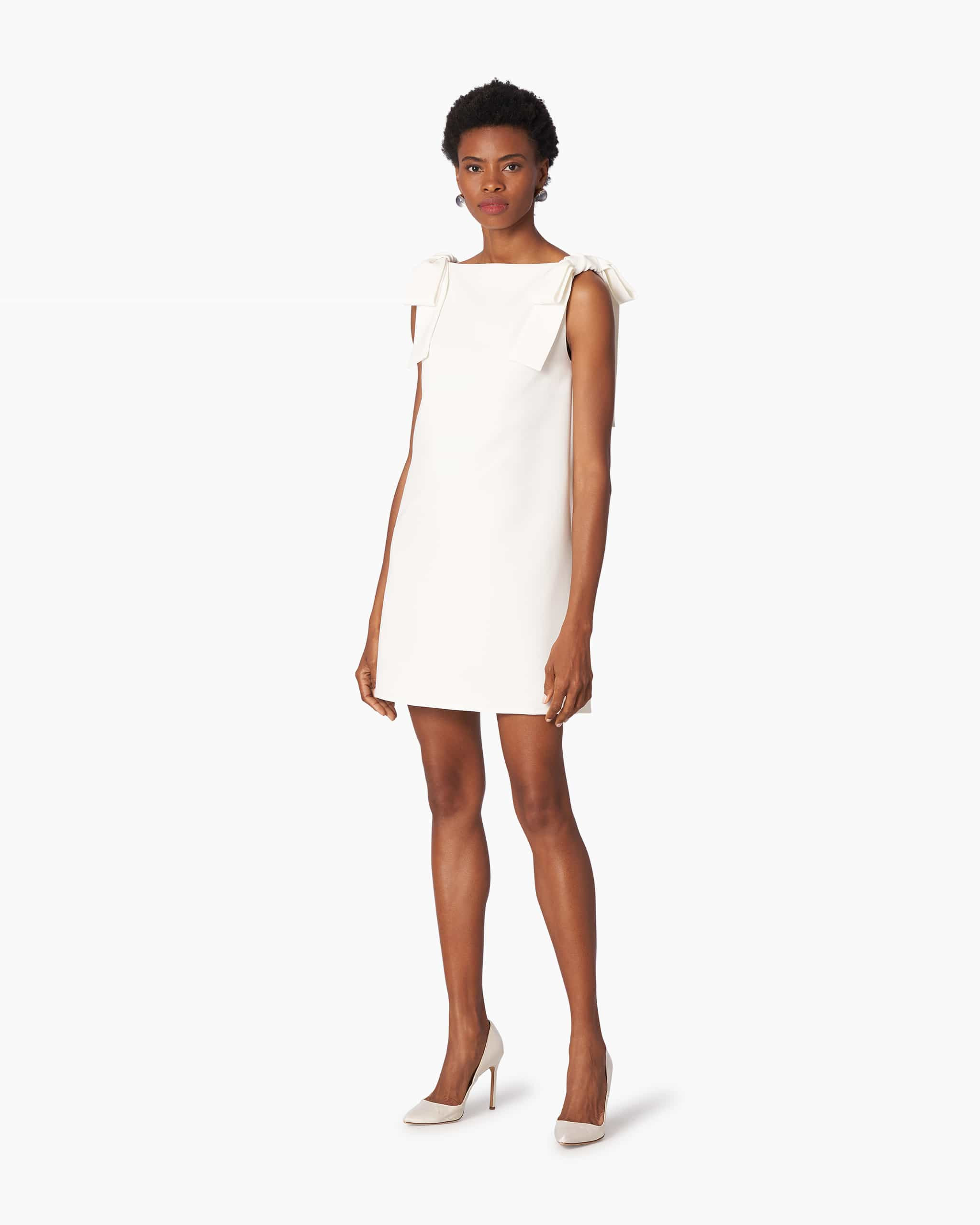 Shift Dress with Bows - 2