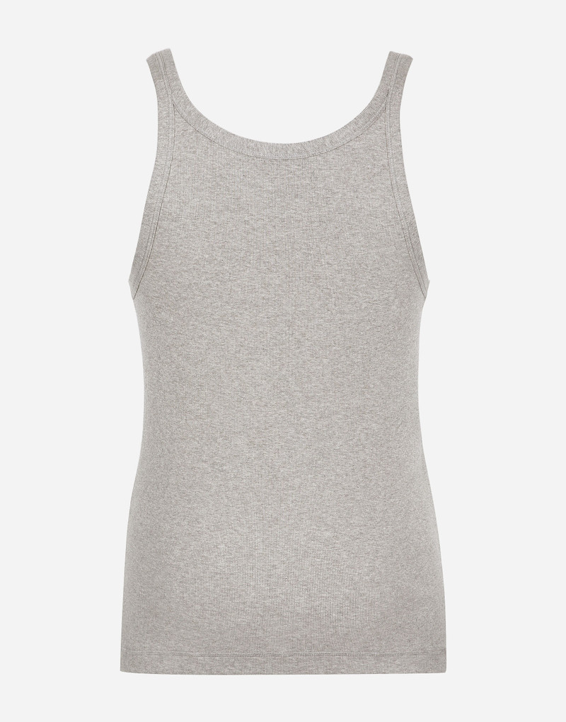 Dolce & Gabbana Slim-fit fine-rib singlet outlook