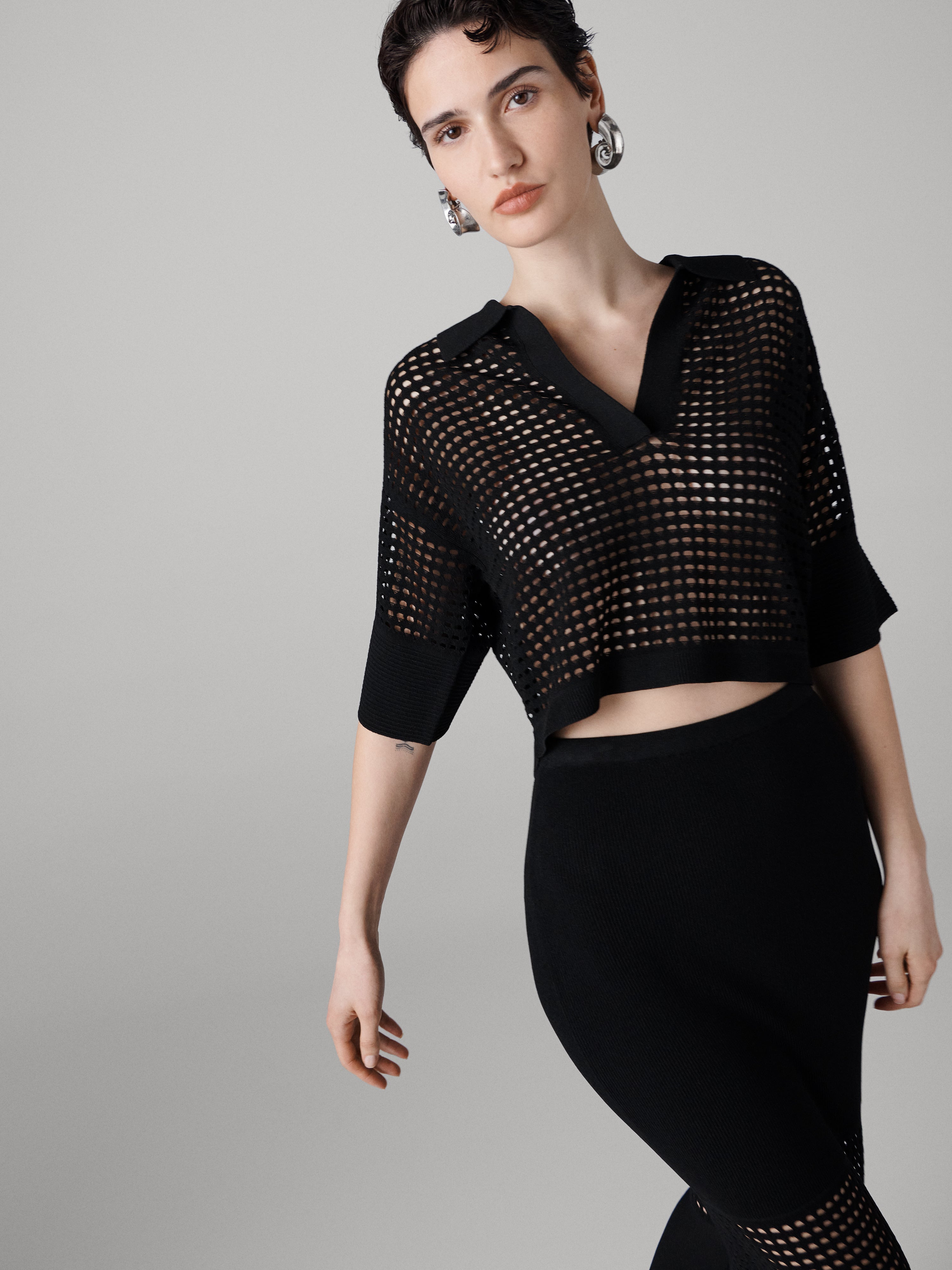 Harper Polo Knit Top - 4