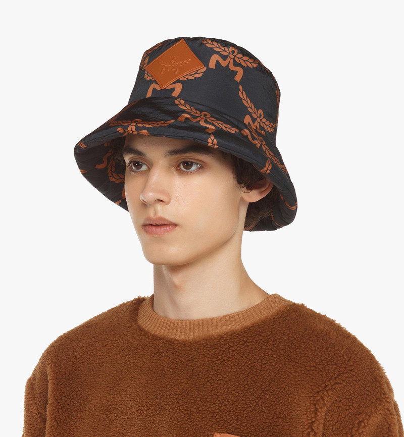 Lauretos Monogram Padded Bucket Hat in Recycled Nylon 4