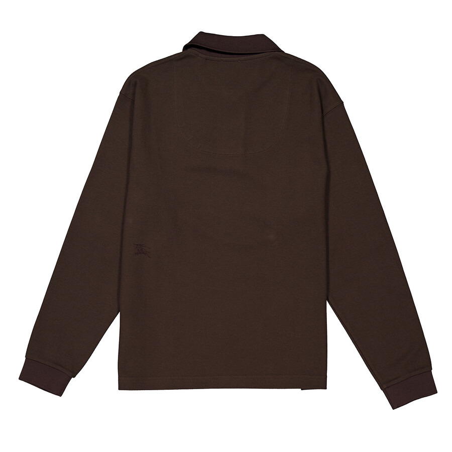 Burberry Long-sleeve Cotton Polo Shirt - 6