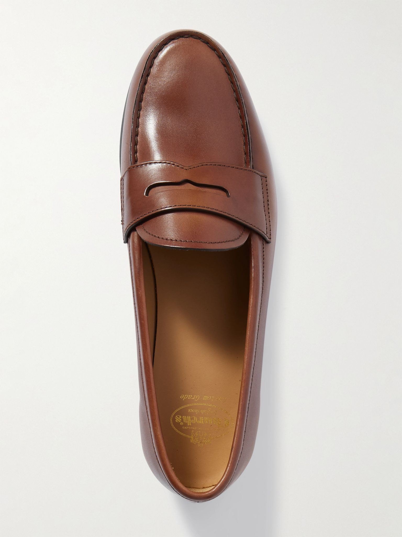 Natalie leather loafers Chocolate - 5