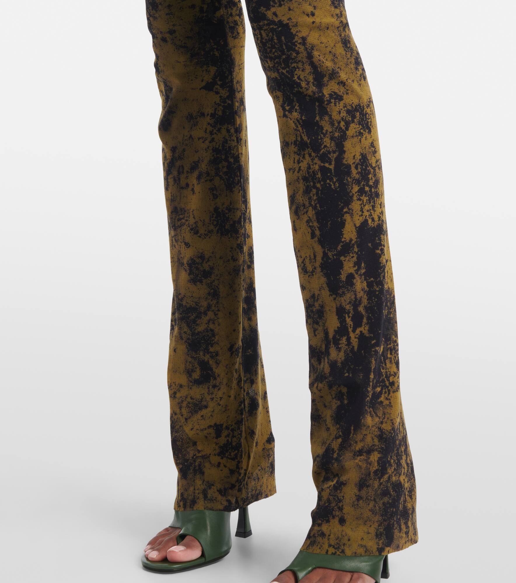 Médaillon printed mesh midi skirt - 5