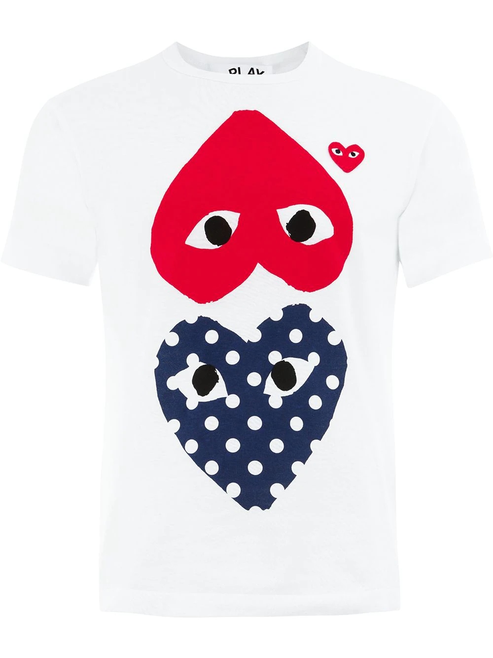 hearts print T-shirt - 1