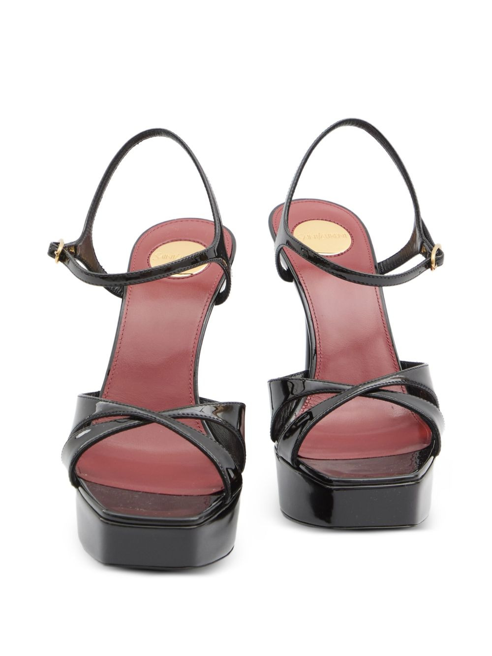 110mm crossover platform sandals - 5