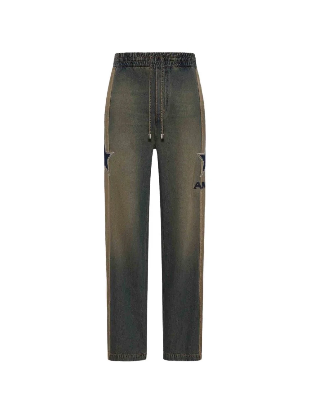 star-detail jeans - 1