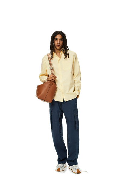 Loewe Chest pocket check shirt in cotton outlook