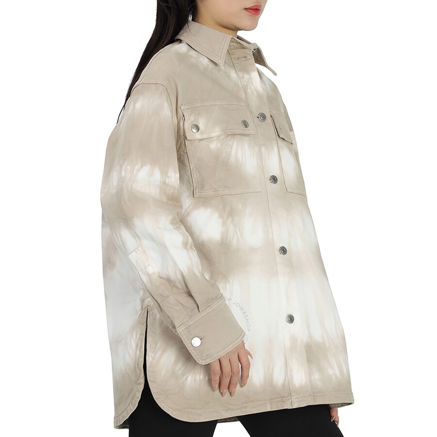 Stella Mccartney Ladies Safari Oversized Tie-dye Denim Jacket - 4