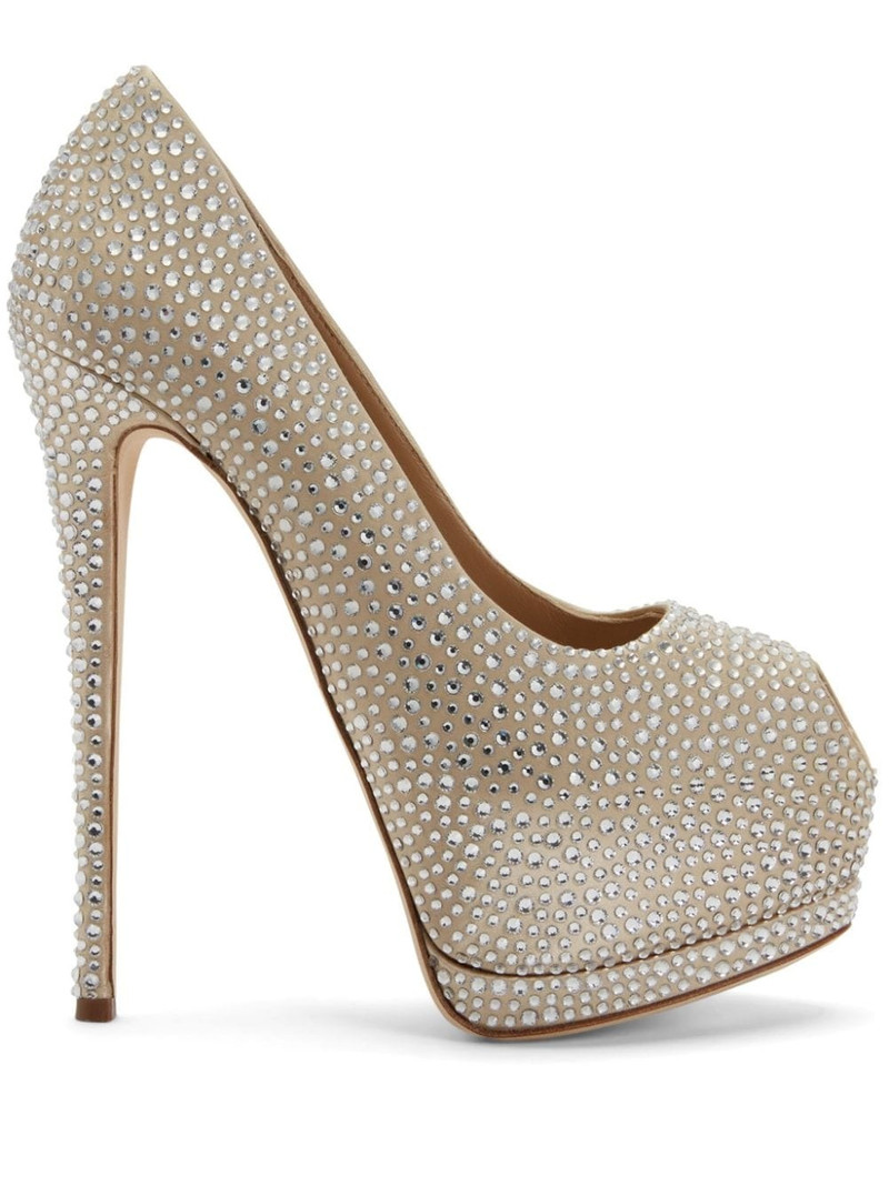 Sharon 140mm rhinestone-embellished 펌프 1