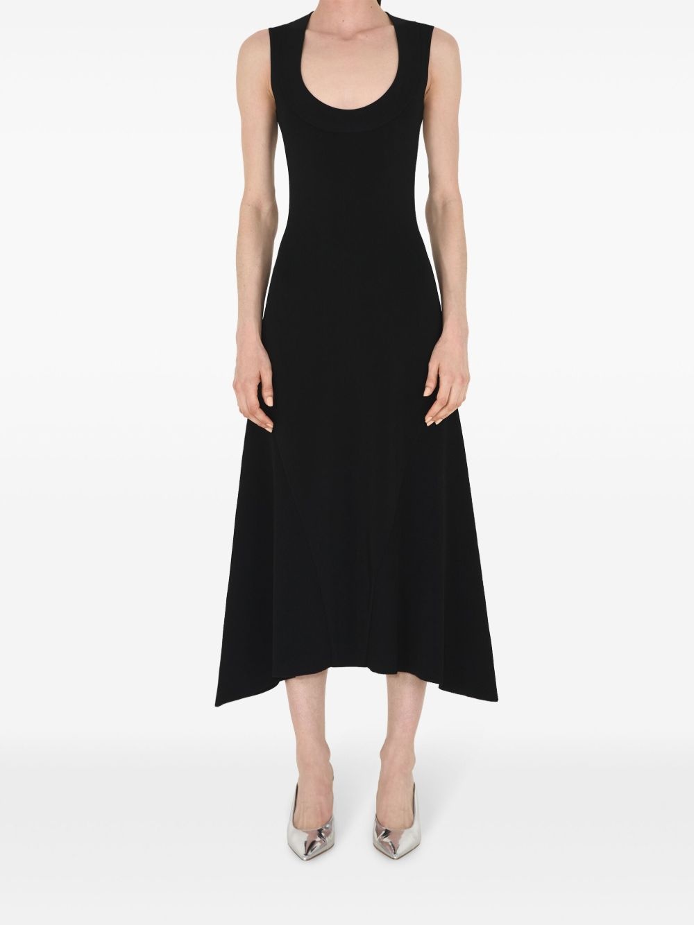 Claudia scoop-neck midi dress - 2