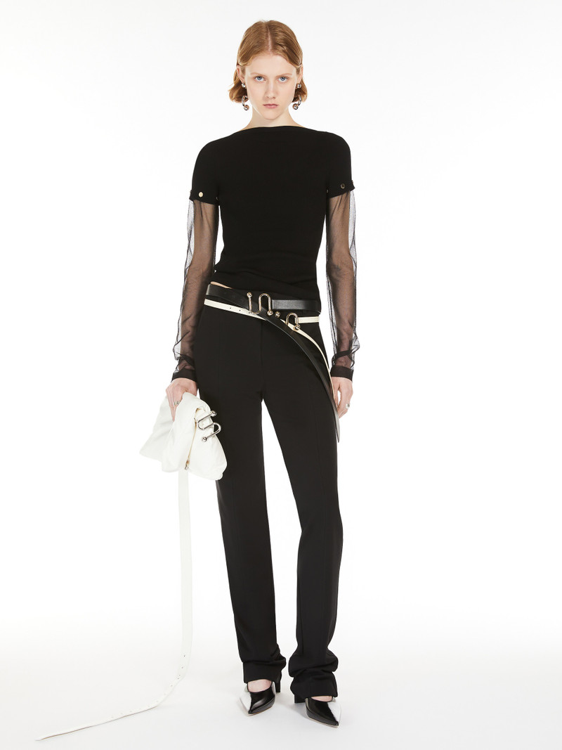 Sportmax ALCIDE Fitted jumper in stretch viscose outlook
