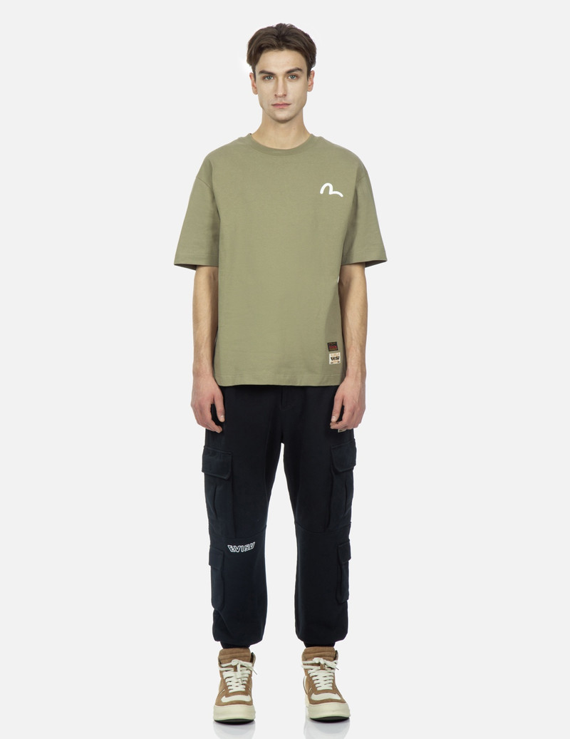 GODHEAD AND LOGO PRINT CARGO PANTS 6