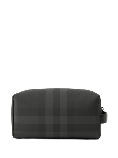 Burberry check-pattern travel pouch outlook