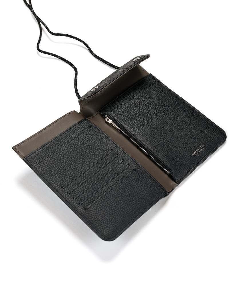 master-piece CAST Travel Wallet Black outlook
