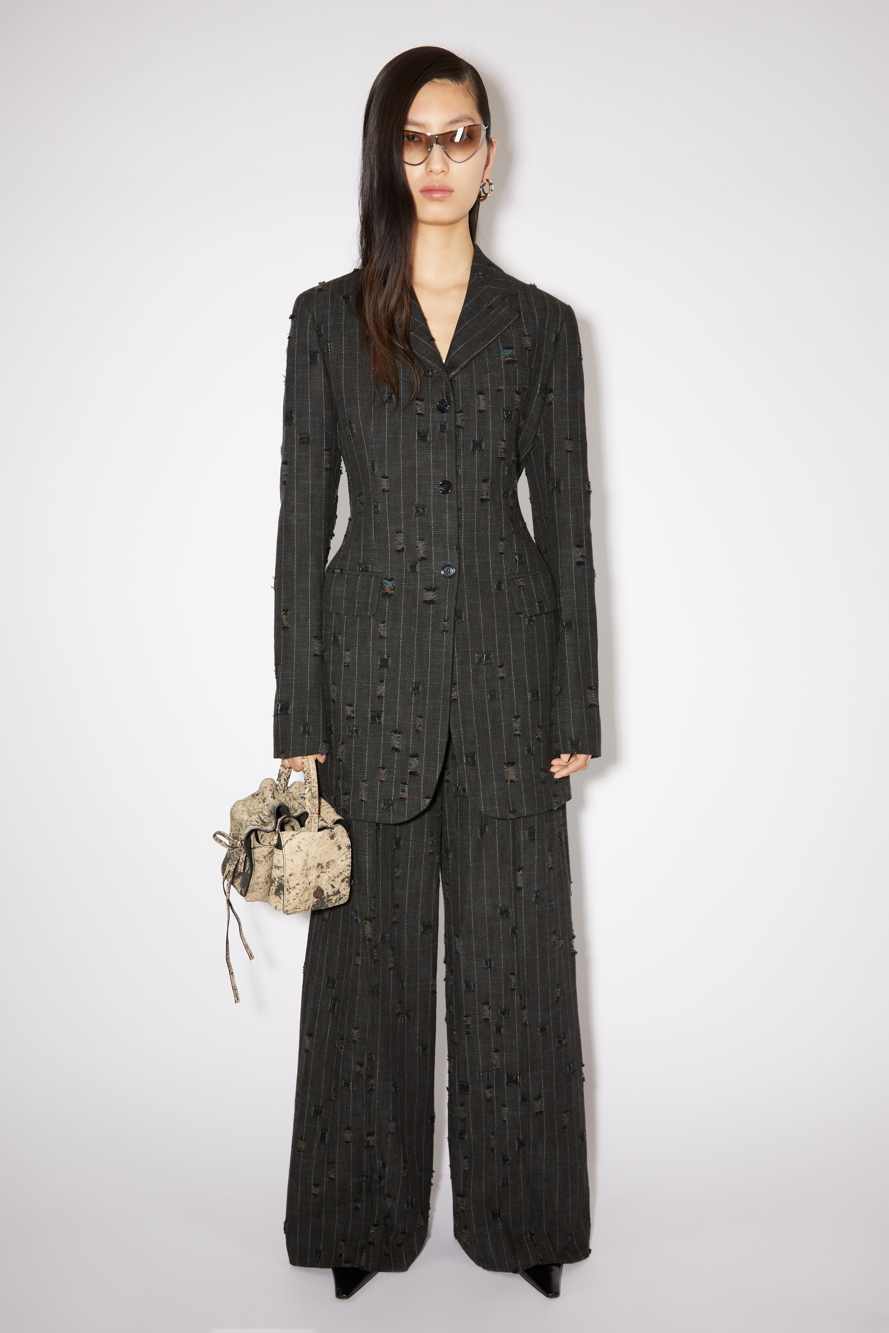 Fitted suit jacket - Anthracite grey - 2