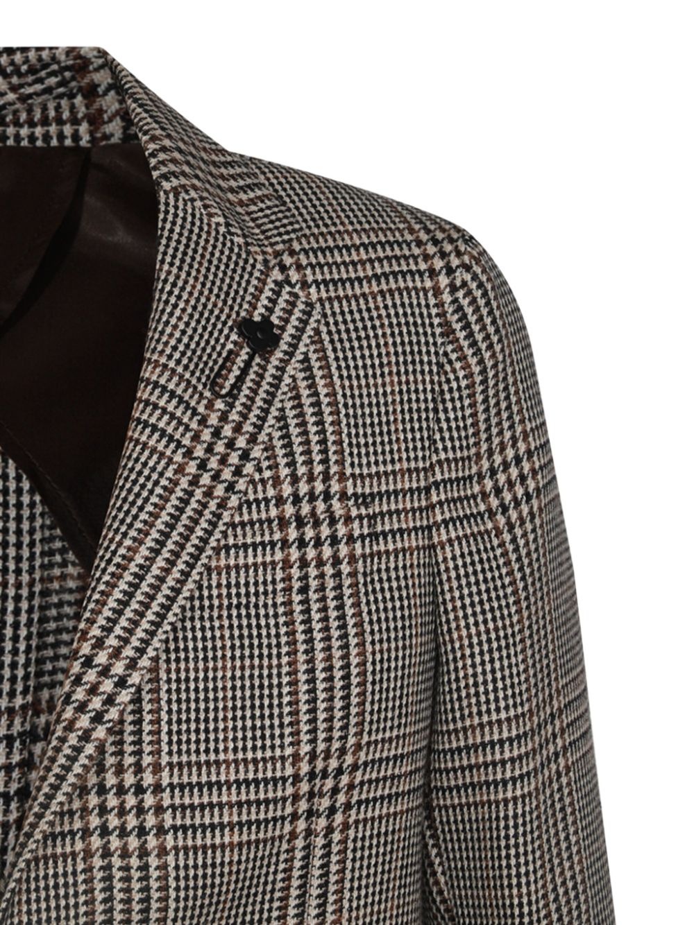 check-pattern blazer - 3
