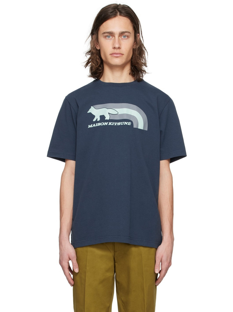 Navy Flash Fox T-Shirt 1