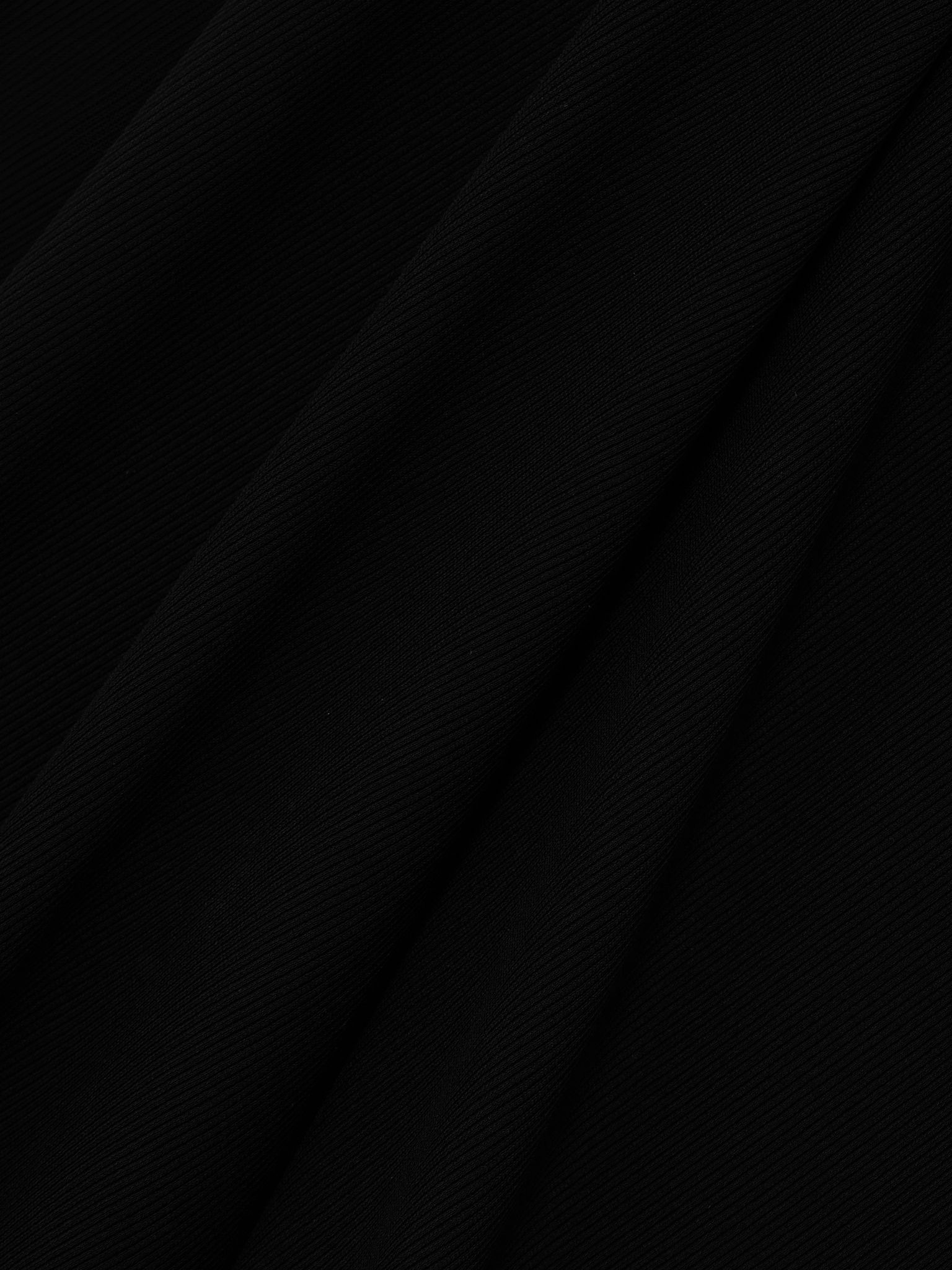 Stretch-jersey gown Black - 4