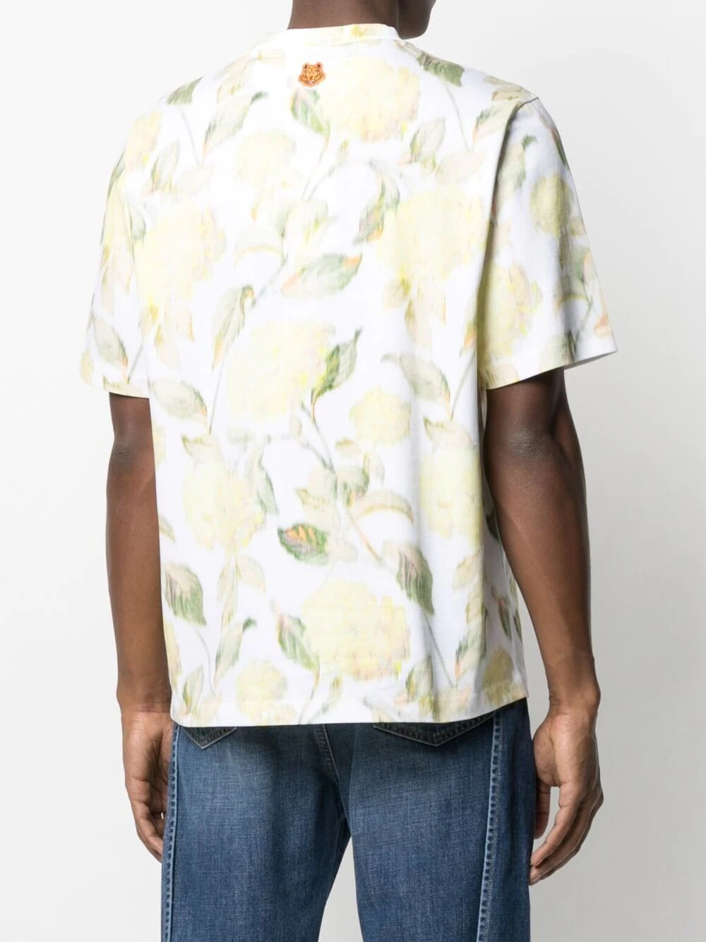 floral-print cotton T-shirt - 4