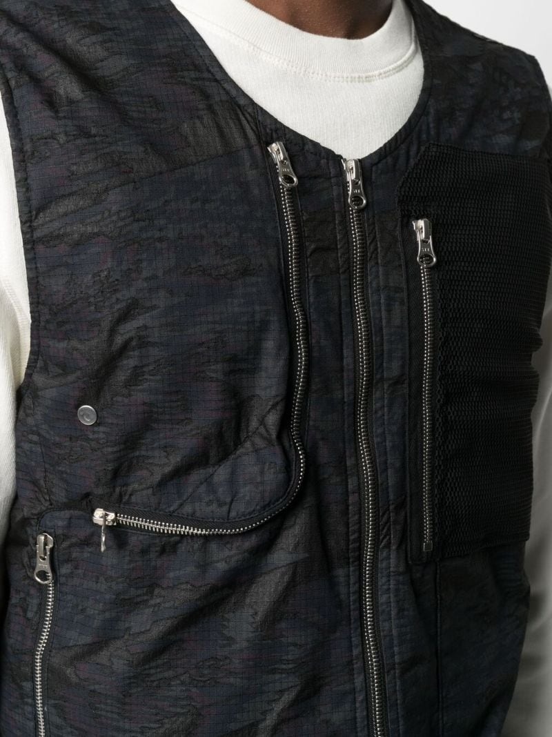 utility-style gilet - 8