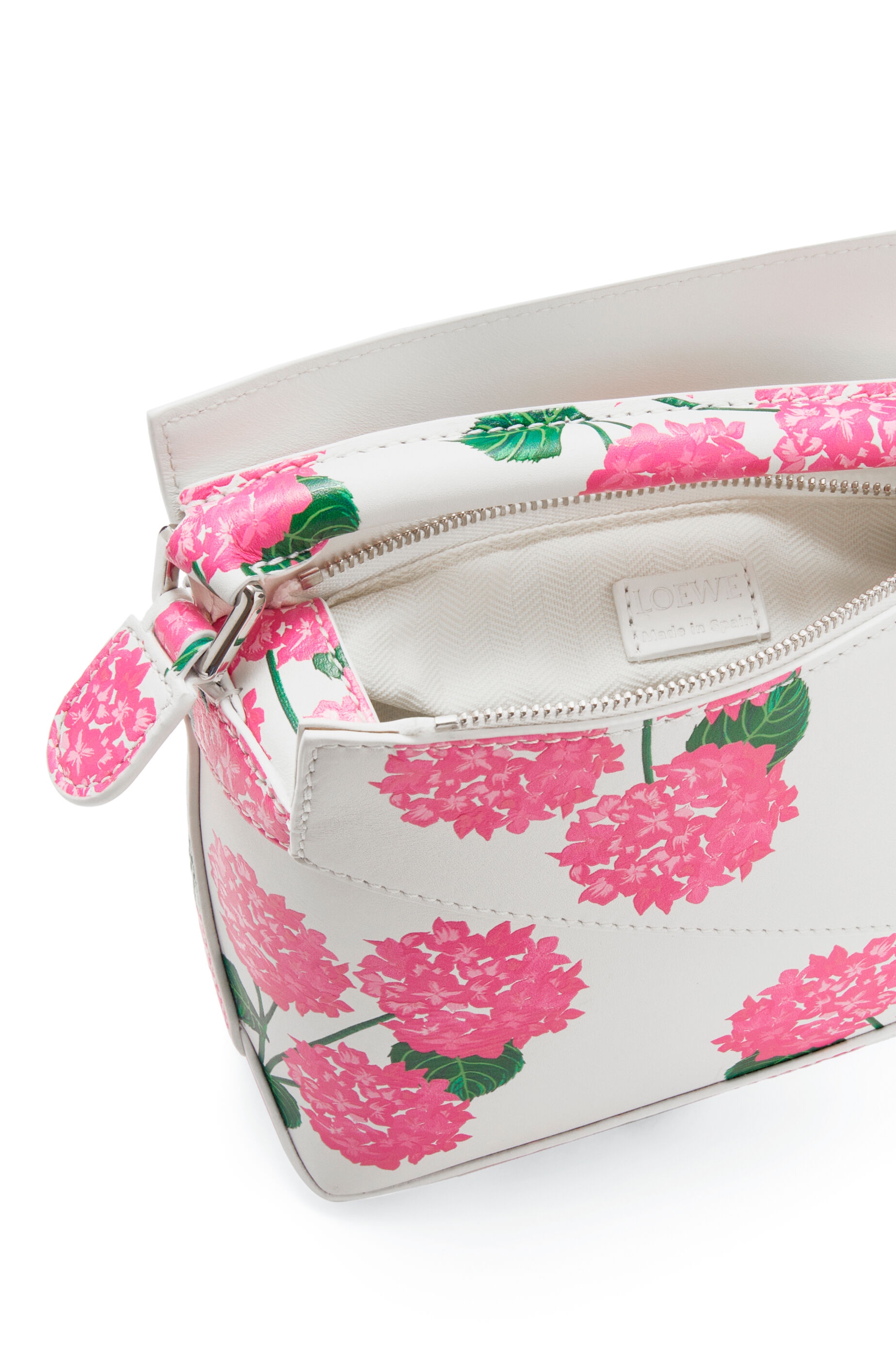 Mini Flower Puzzle Edge bag in satin calfskin - 7