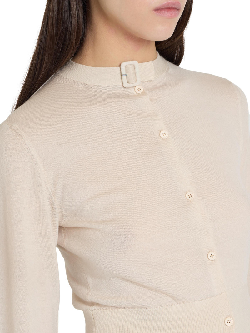 Women's Merino Wool Cardigan - Light Sand 6