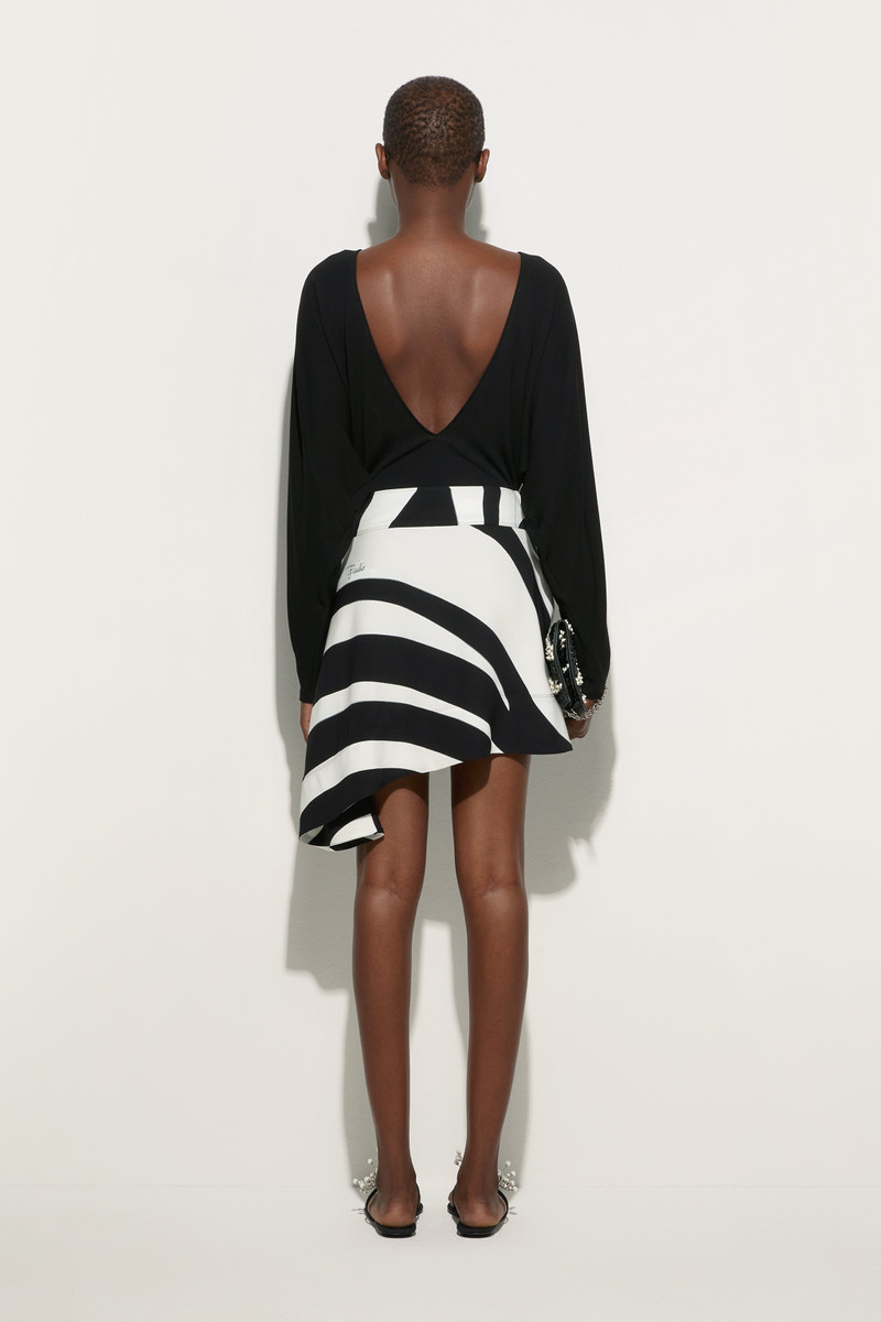 MARMO PRINT ASYMMETRICAL SKIRT 4