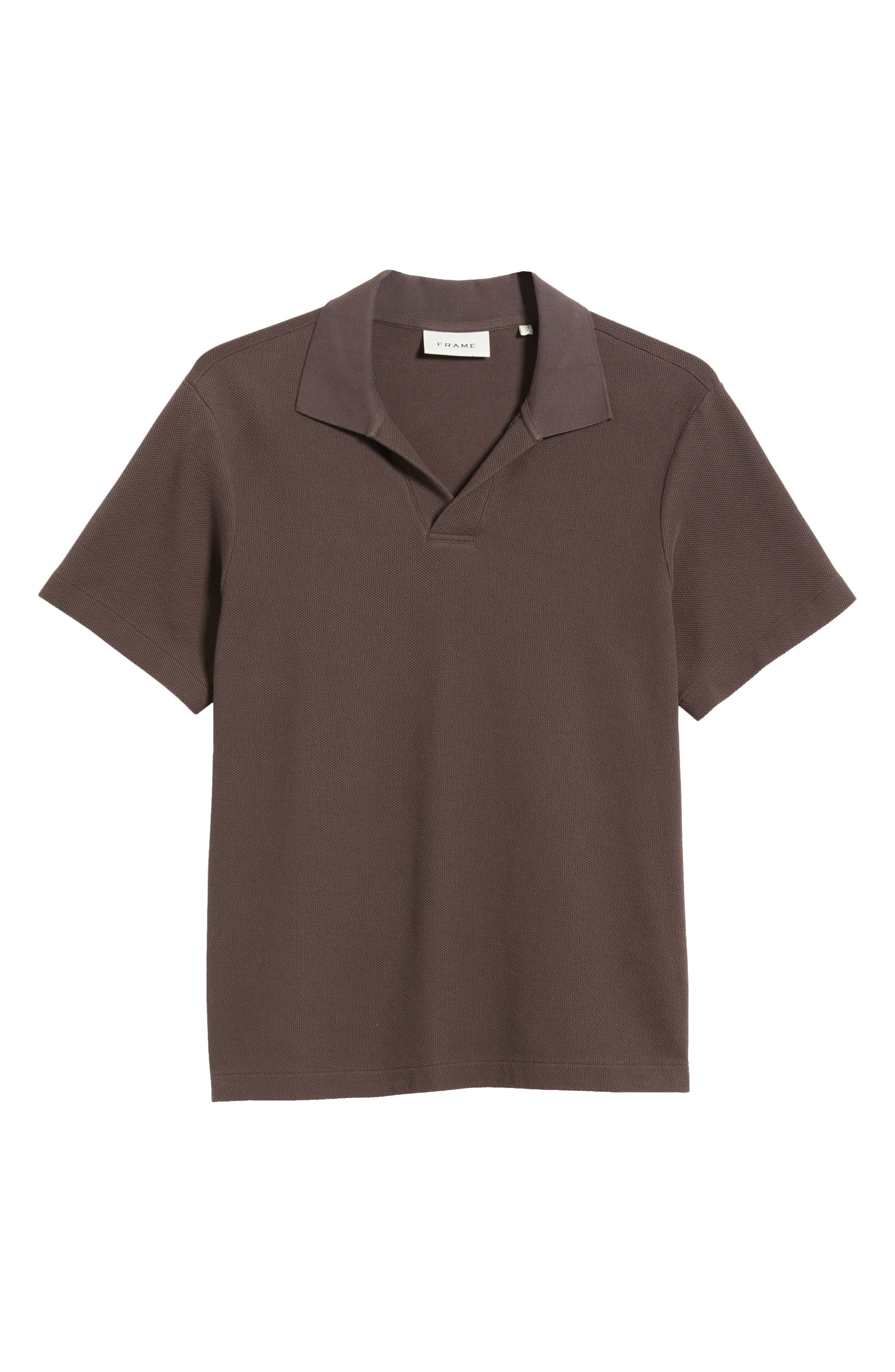FRAME Jacquard Polo in Brown at Nordstrom - 5