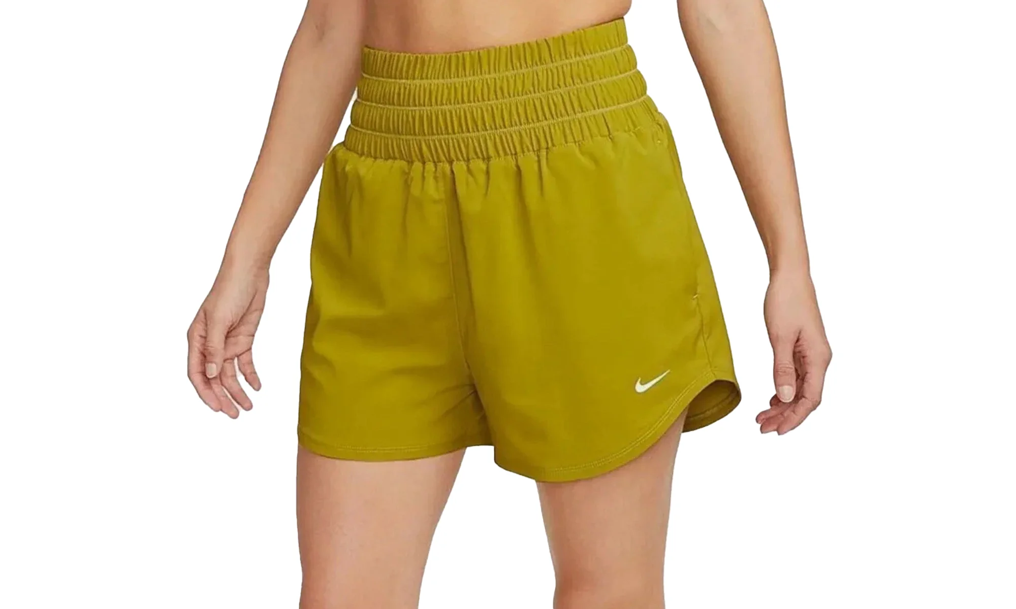 DRI-FIT HIGH-WAISTED 3" BRIEF-LINED SHORTS WMNS "Moss" DX6642 390 - 1