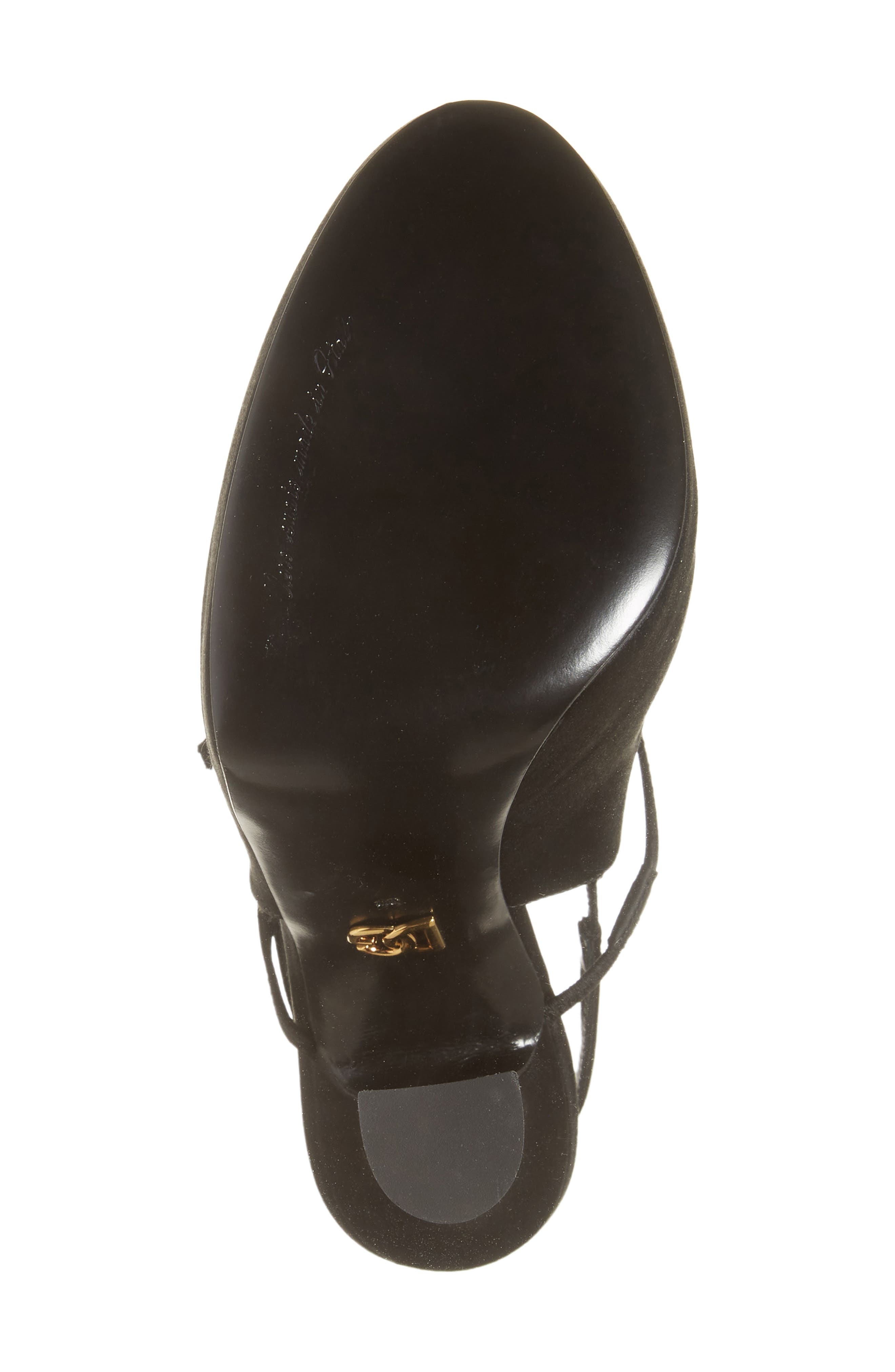 Dolce&Gabbana Vally Slingback Pump in 8B956 Nero/Nero at Nordstrom - 7