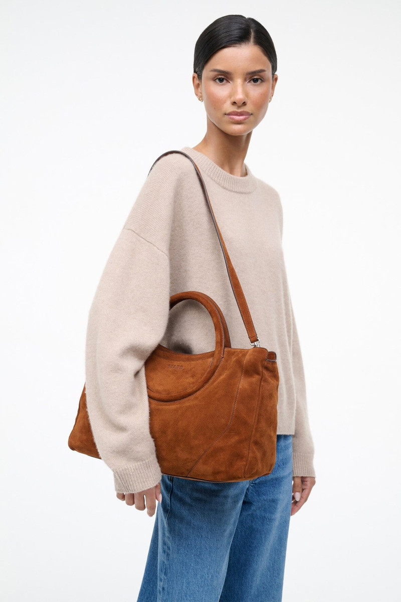 STAUD MAUDE SATCHEL TAN 4