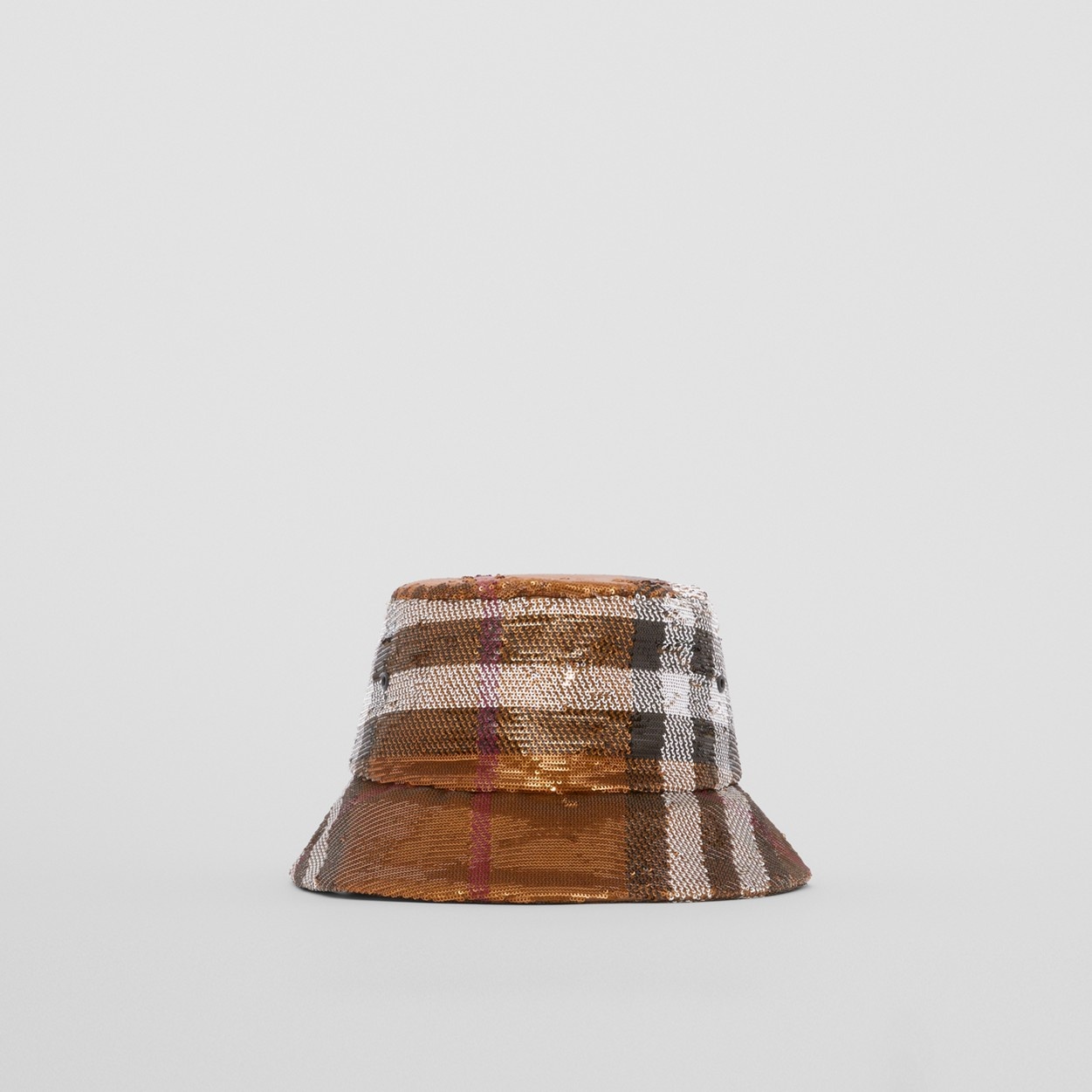Sequinned Check Bucket Hat - 3