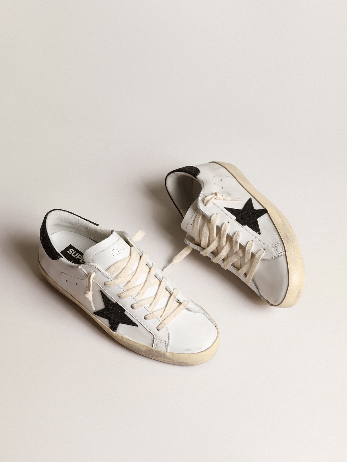 Super-Star with a black Swarovski crystal star and heel tab - 2