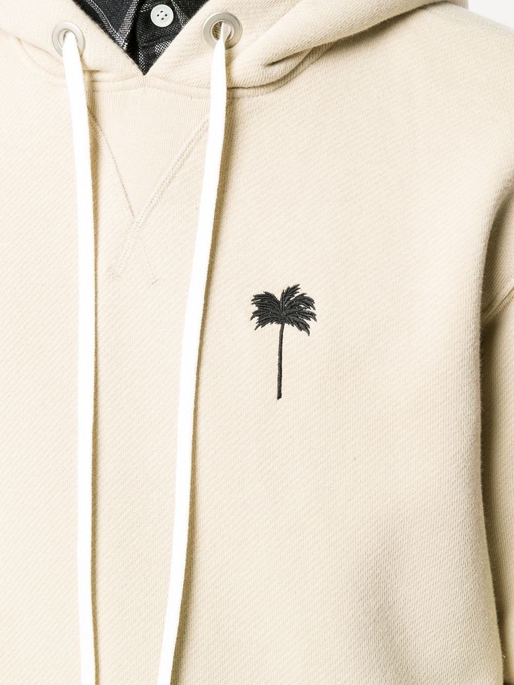 palm tree embroidery hoodie - 5