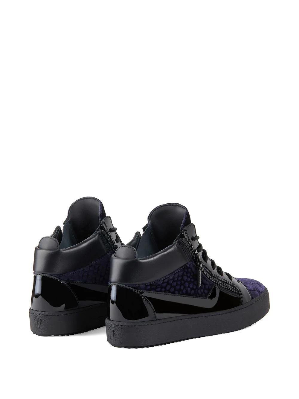 Kriss crocodile-effect sneakers - 3