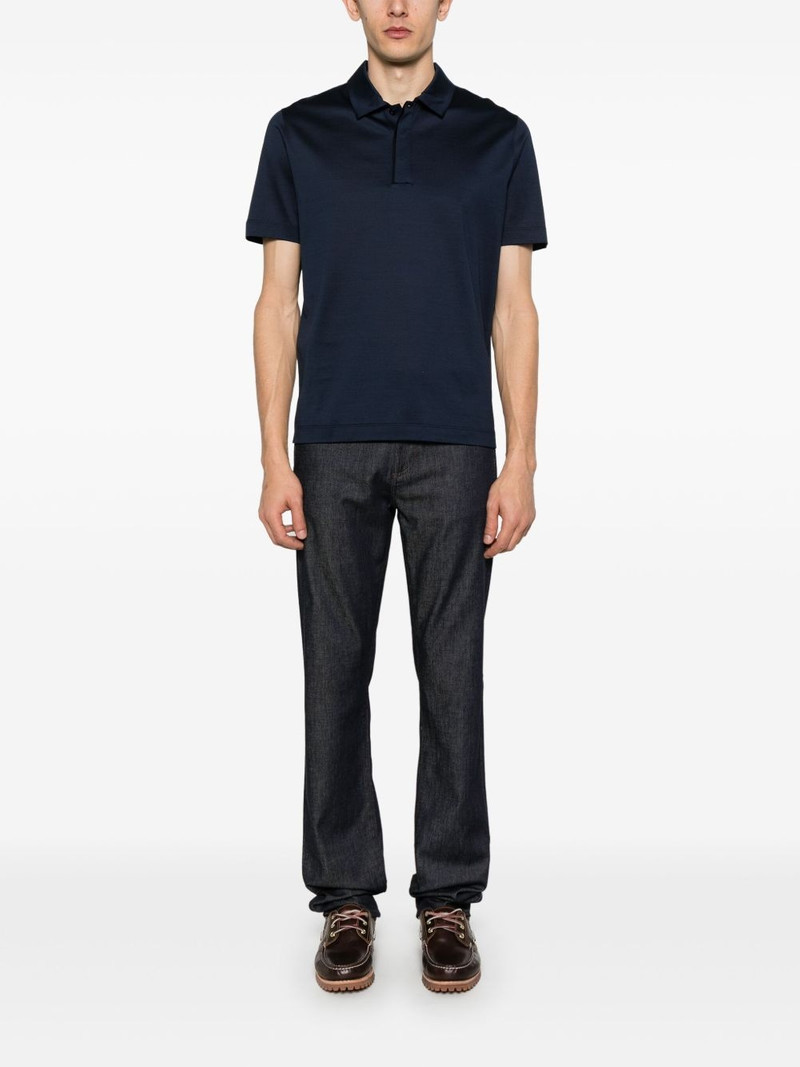Canali jersey 폴로 셔츠 outlook