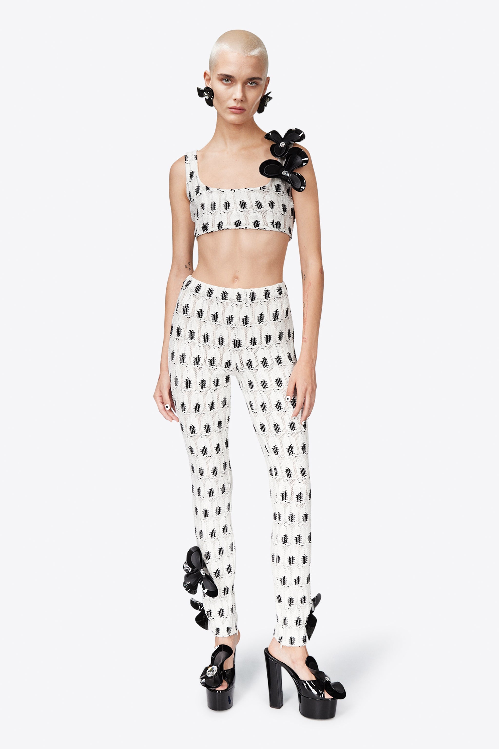 CROCHET EYE TANK TOP - 3