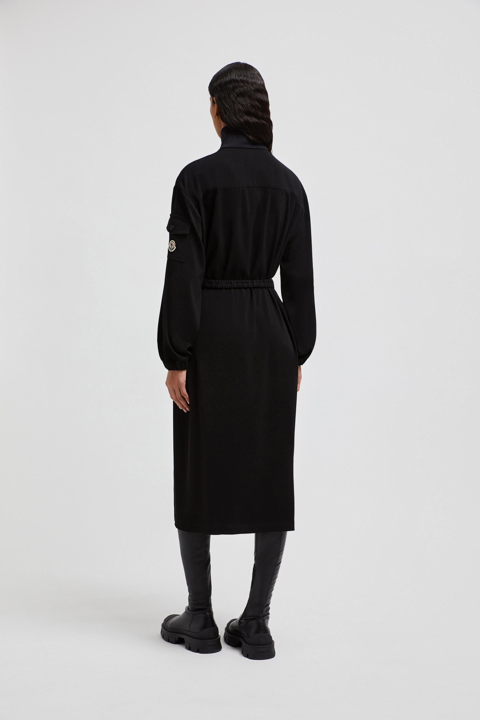 Satin Midi Dress - 5