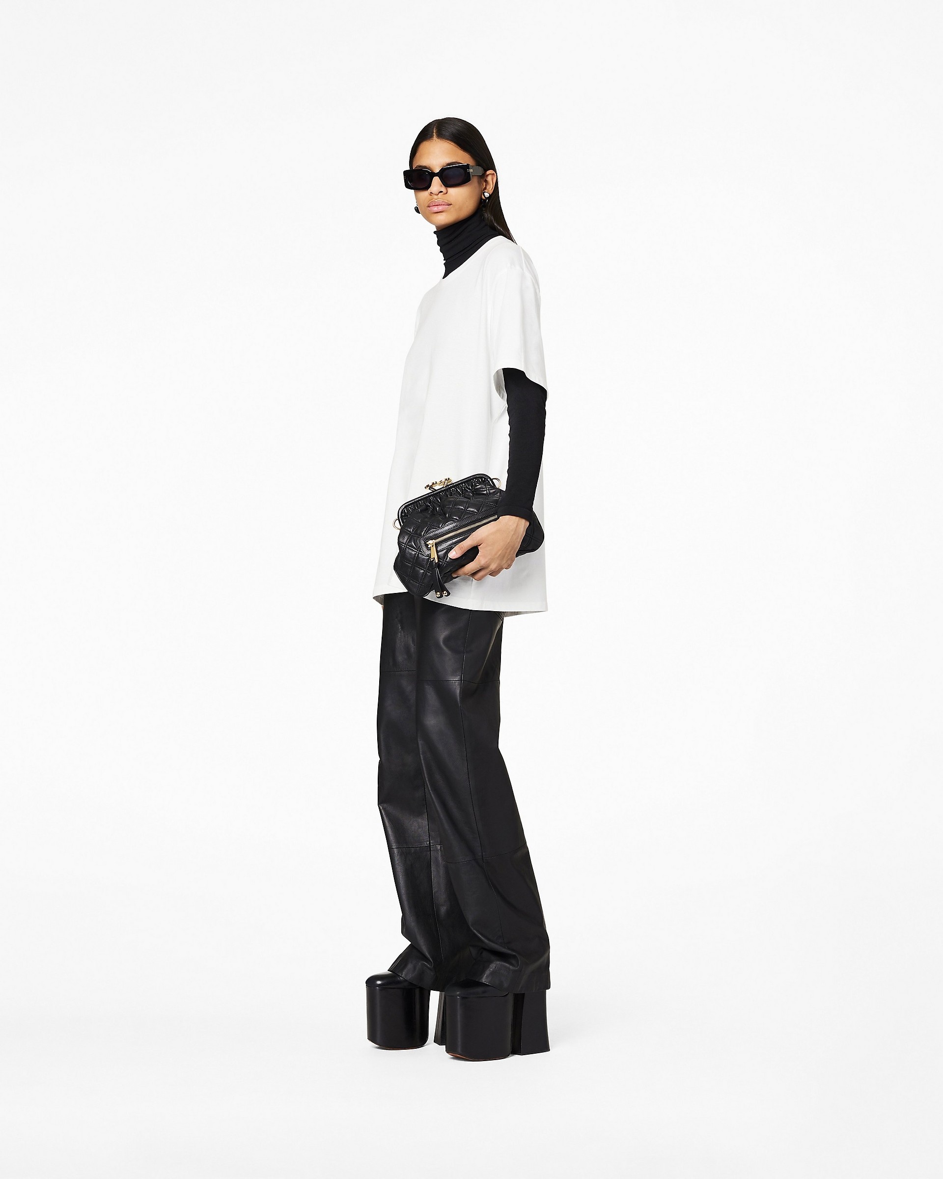 RE-EDITION QUILTED LEATHER LITTLE STAM BAG - 6