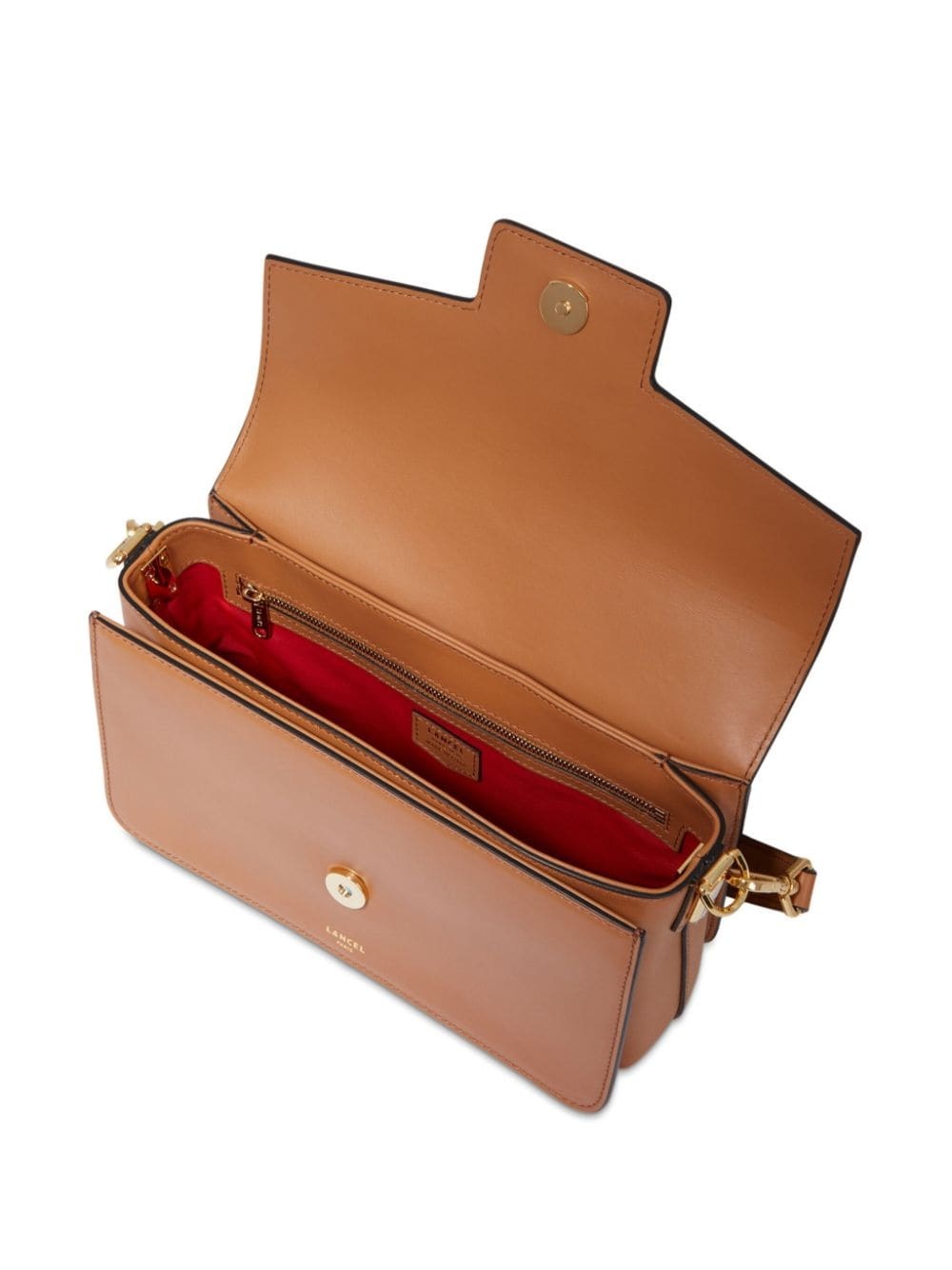 leather medium flap bag - 4