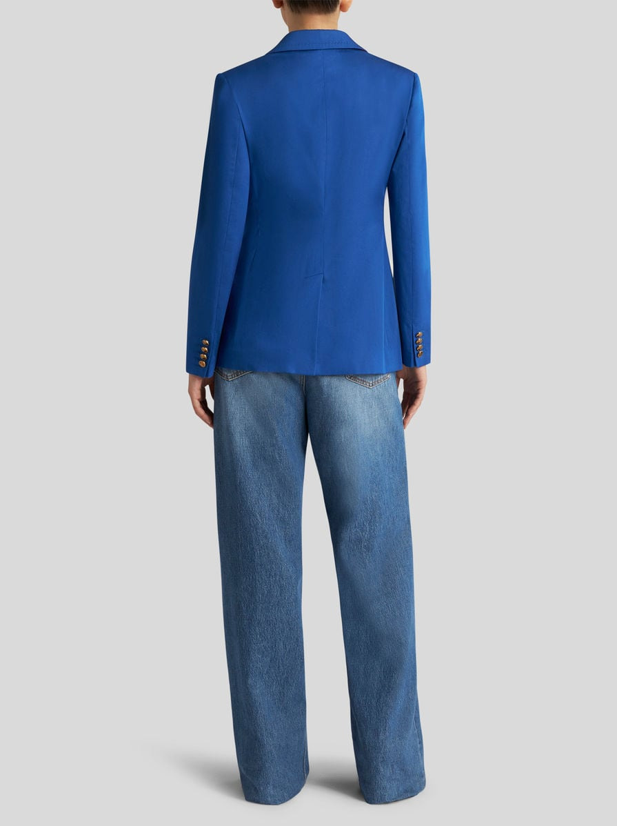 STRETCH JACKET WITH PEGASO BUTTONS - 4