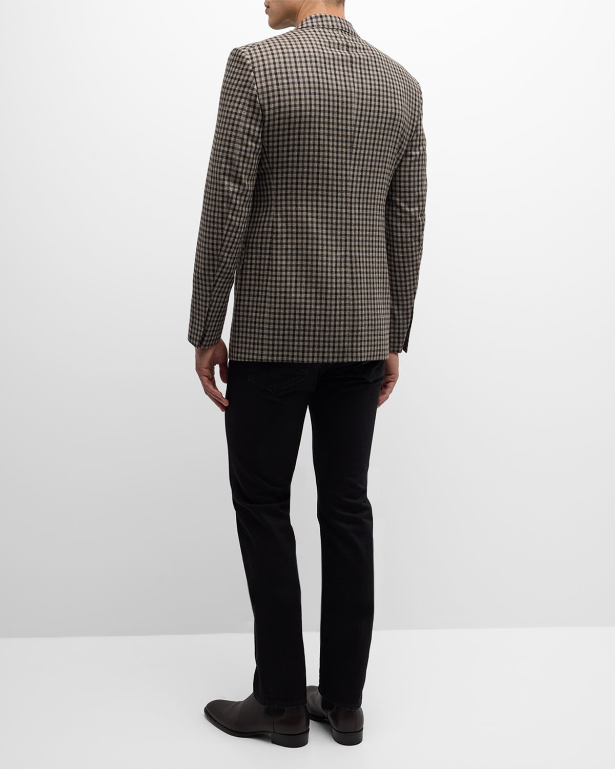 Men's Damier Shelton Check Sport Coat - 4